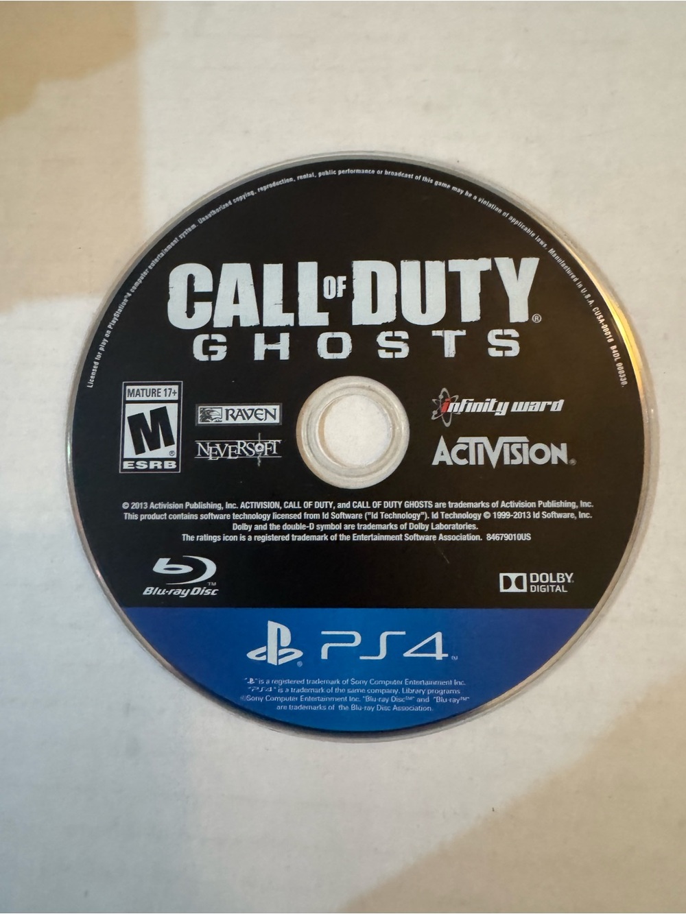 Call of Duty: Ghosts (Sony PlayStation 4) PS4, Disc Only!